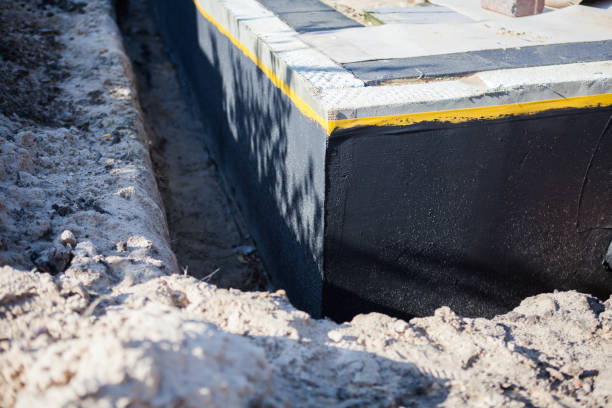 Residential Wet Basement Repair installation at a Huntington, VA home by SJ Waterproofing Pros
